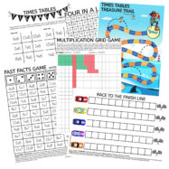 Printable Times Tables Games for Kids - Childhood101 Shop