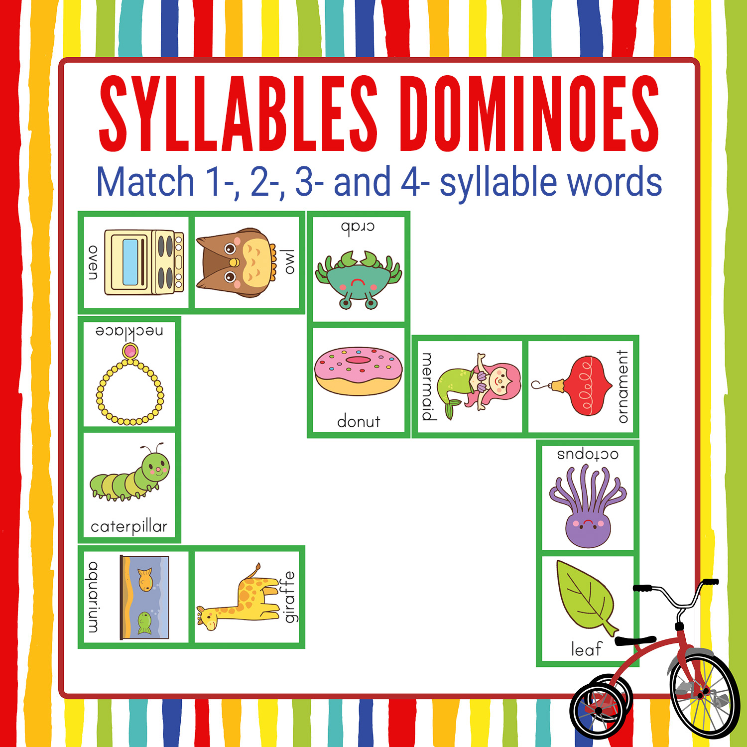 Syllables Dominoes