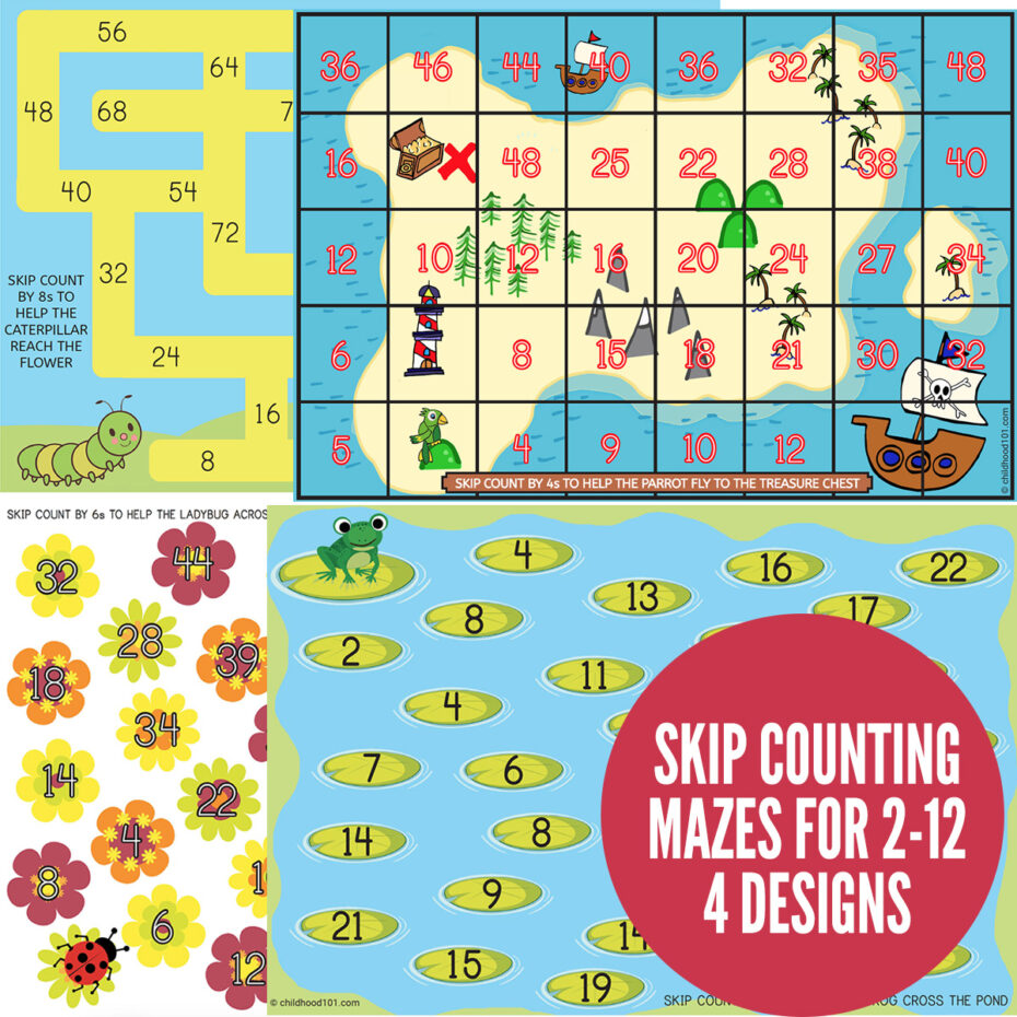 Printable Times Tables Games for Kids - Childhood101 Shop